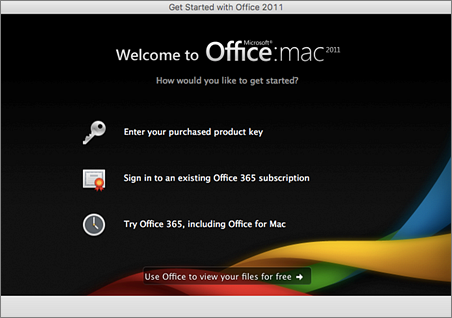 Home And Business Office For Mac 2011